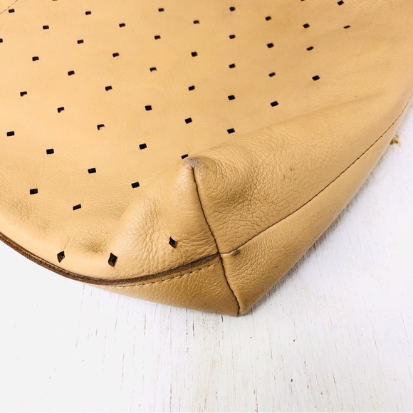 Madewell Mini Transport Preforated Tote Bag Purse Handbag Leather - Picture 5 of 16